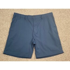 Lands' End Golf Shorts Flat Front Blue Casual‎ Lightweight Mens Size 44